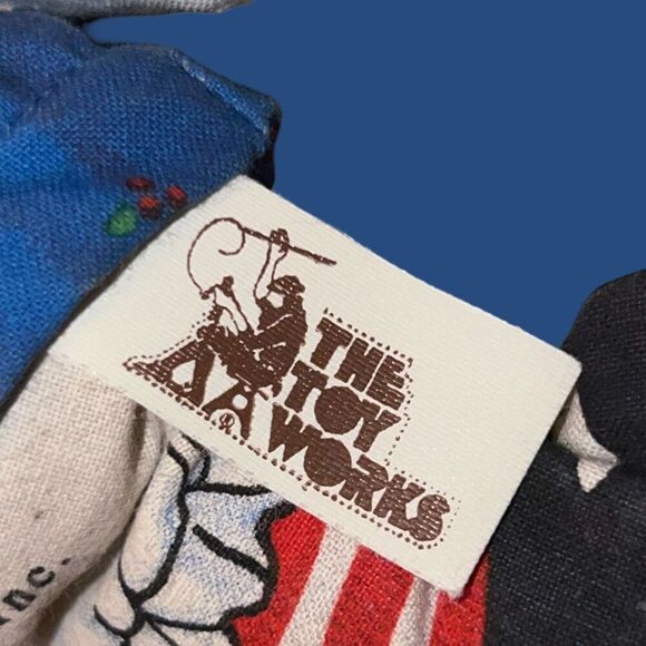 Vintage 1991 The Toy Works Raggedy Ann & Andy Bean Bag Doll Pair - Picture 2 of 5